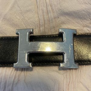 Hermes Black/Brown reversible belt